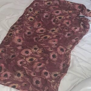 Talbots silk wool cashmere huge scarf